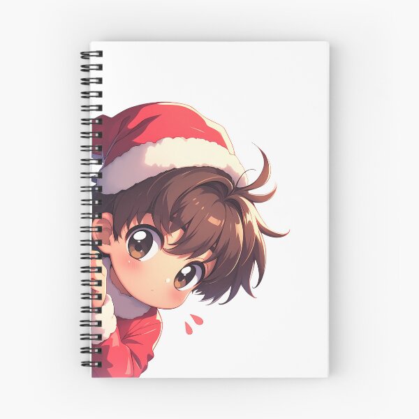 Item preview, Syaoran Li Cardcaptor Sakura Anime Christmas Chibi Kawaii Peeker designed and sold by HumbertoValveno.
