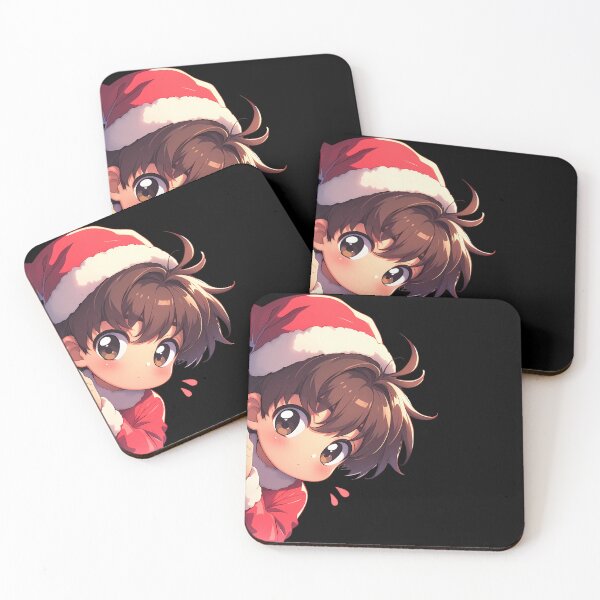 Item preview, Syaoran Li Cardcaptor Sakura Anime Christmas Chibi Kawaii Peeker designed and sold by HumbertoValveno.