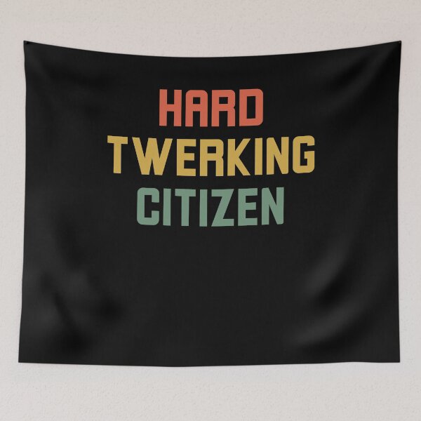 Item preview, Hard Twerking Citizen Funny Dance humor retro designed and sold by snowry.