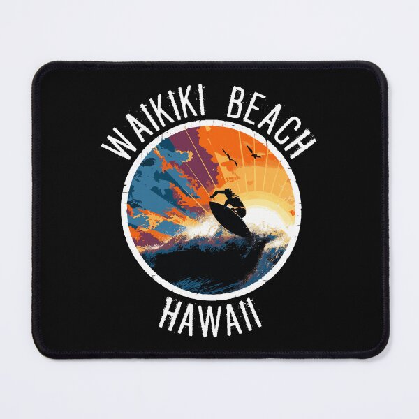 Item preview, Waikiki Beach – Hawaii (with White Lettering) designed and sold by VelvetRoom.