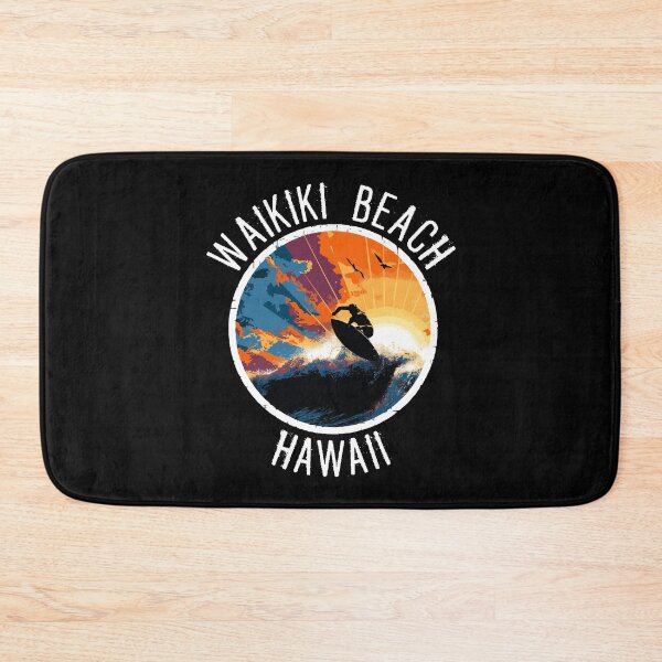 Item preview, Waikiki Beach – Hawaii (with White Lettering) designed and sold by VelvetRoom.