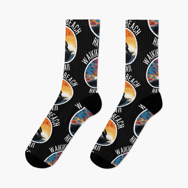 Item preview, Waikiki Beach – Hawaii (with White Lettering) designed and sold by VelvetRoom.