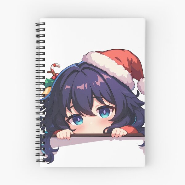 Item preview, Game Wanderer Genshin Impact Chibi Kawaii Christmas Peeker Anime Girl Frosty Holiday Glow designed and sold by HumbertoValveno.