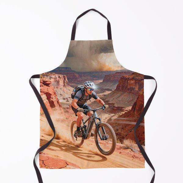 Item preview, Sandstorm Descent eMTB - Dynamic Off-Road Cycling Wall Art. designed and sold by Hinson MTB Visuals.