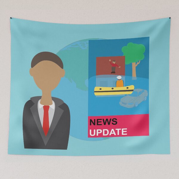 Item preview, TV News designed and sold by ROSE ANN BANILAR.