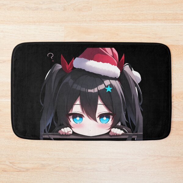 Item preview, Black Rock Shooter Anime Girl Christmas Chibi Kawaii Peeker designed and sold by HumbertoValveno.