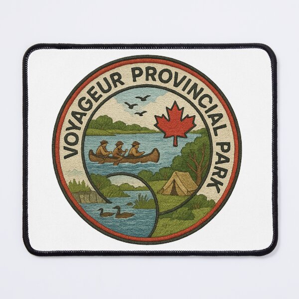 Item preview, Voyageur Provincial Park patch designed and sold by CompassLake.