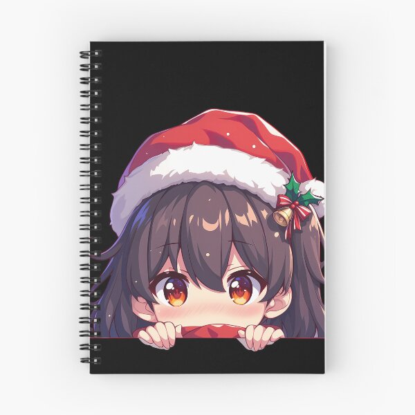 Item preview, Kancolle Kaga Kantai Collection Chibi Kawaii Christmas Peeker Anime Girl Holiday Charm designed and sold by HumbertoValveno.