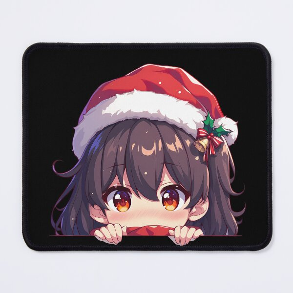 Item preview, Kancolle Kaga Kantai Collection Chibi Kawaii Christmas Peeker Anime Girl Holiday Charm designed and sold by HumbertoValveno.