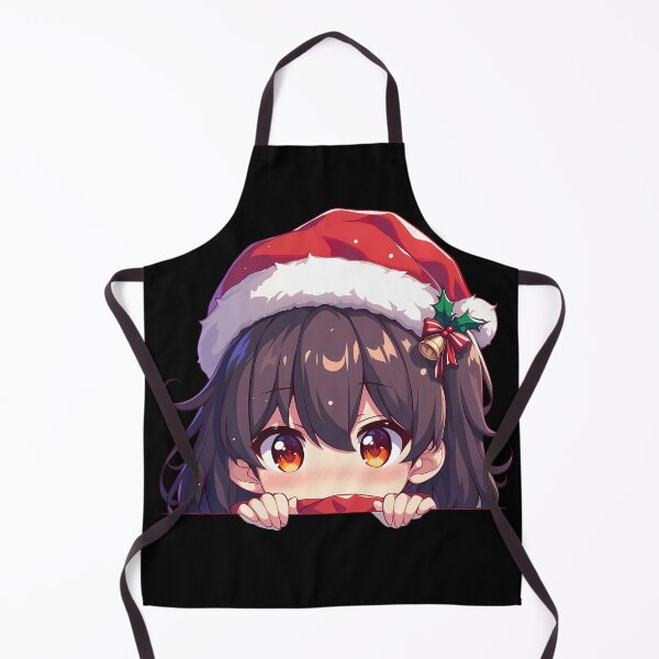 Item preview, Kancolle Kaga Kantai Collection Chibi Kawaii Christmas Peeker Anime Girl Holiday Charm designed and sold by HumbertoValveno.