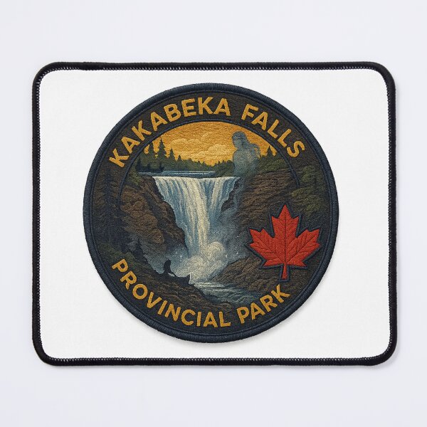 Item preview, Kakabeka Provincial Park patch designed and sold by CompassLake.