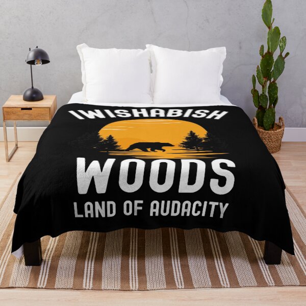 Item preview, Iwishabish Woods Land of Audacity funny sassy joke pun designed and sold by snowry.