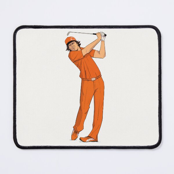 Item preview, Rickie Fowler – Iconic Orange Outfit Golf Illustration designed and sold by The A-Press.