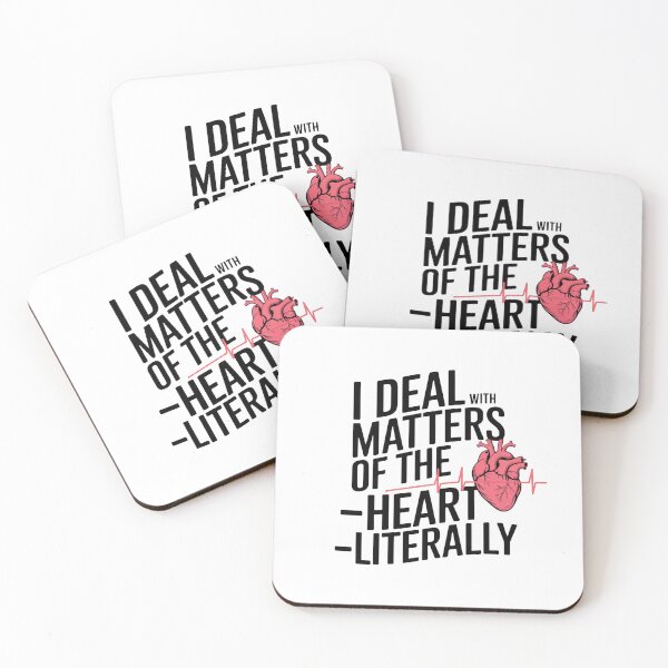 Item preview, I Deal With Matters of the Heart Literally – Cardiovascular Perfusionist designed and sold by CuteDesignables.