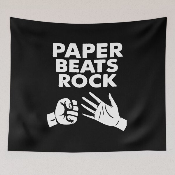 Item preview, paper beats rock designed and sold by madgezabala.