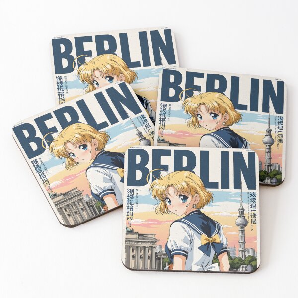 Item preview, Sailor Uranus Vintage Travel Poster in Berlín designed and sold by MoonhazeeCo.