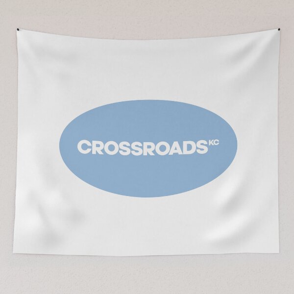 Item preview, Crossroads KC Blue Sticker designed and sold by eliciacastillo.