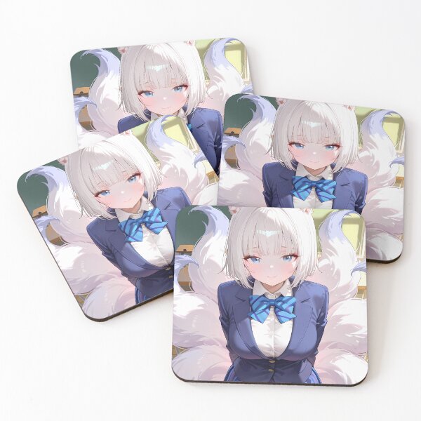 Artikelvorschau, Kaga-Schuluniform-Eleganz mit neunschwänzigem Azur Lane-Anime-Mädchen entworfen und verkauft von HumbertoValveno.