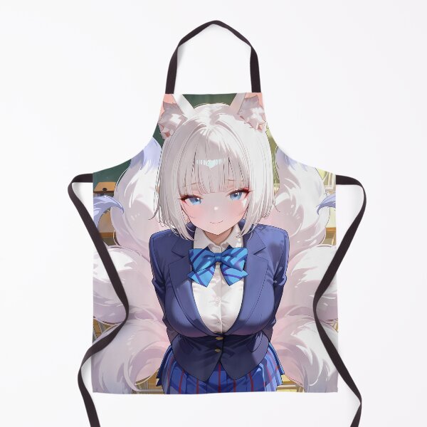 Artikelvorschau, Kaga-Schuluniform-Eleganz mit neunschwänzigem Azur Lane-Anime-Mädchen entworfen und verkauft von HumbertoValveno.