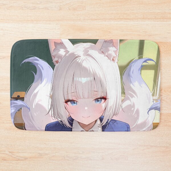 Artikelvorschau, Kaga-Schuluniform-Eleganz mit neunschwänzigem Azur Lane-Anime-Mädchen entworfen und verkauft von HumbertoValveno.