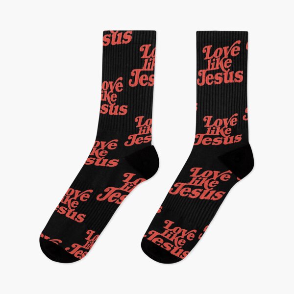 Item preview, Love Like Jesus Quote Red designed and sold by ysitrjlco1.