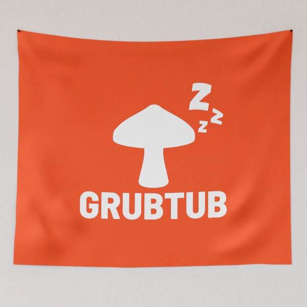 Item preview, GrubTub Logo designed and sold by Essoterika.