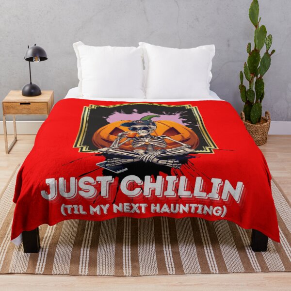Item preview, Just Chillin Cool Skeleton | Funny Urban Halloween designed and sold by CREEPY CRAZE.