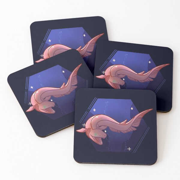 Item preview, Frilled Shark In the Abyss designed and sold by Aloe and Monstera.