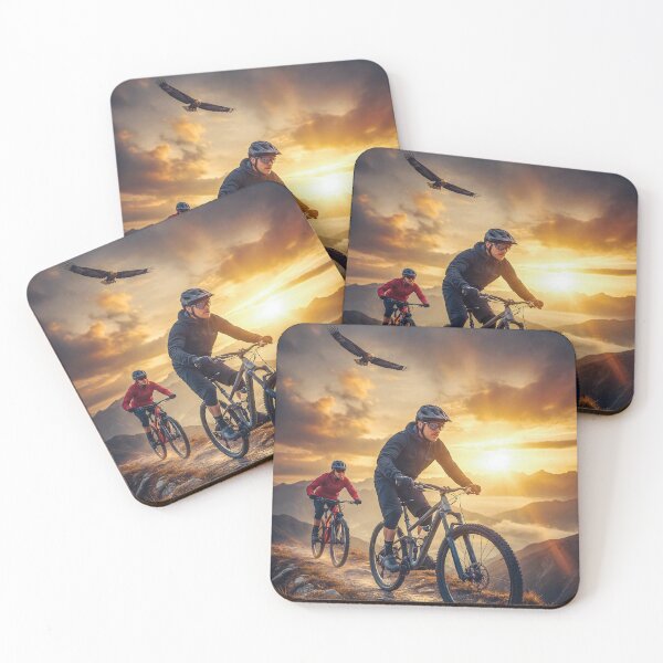 Item preview, Ride of the Eagle – Pro Mountain Bikers on Himalayan Clifftop Trail. designed and sold by Hinson MTB Visuals.