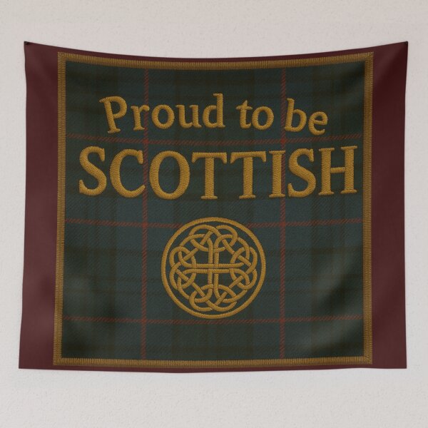 Item preview, Proud to Be Scottish • Celtic Heritage Embroidered Patch Design designed and sold by fairmaiden7.