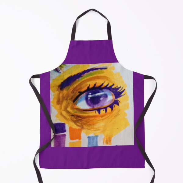 Item preview, abstract purple eye designed and sold by jamminanddrawin.