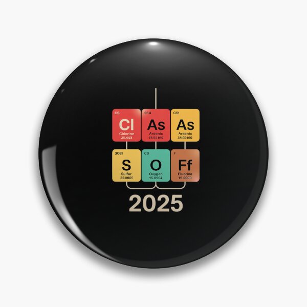 Item preview, Class Of 2025 Senior Graduation Periodic Table Chemistry  designed and sold by dainegilbert.