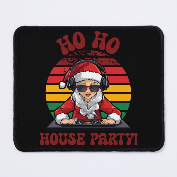 Item preview, Ho Ho House Party – Mrs Santa DJ Christmas Rave designed and sold by SunsetReverie.