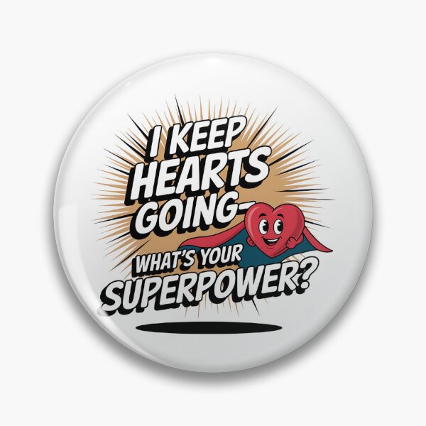 Item preview, I Keep Hearts Going – What’s Your Superpower? Cardiovascular Perfusionist designed and sold by CuteDesignables.