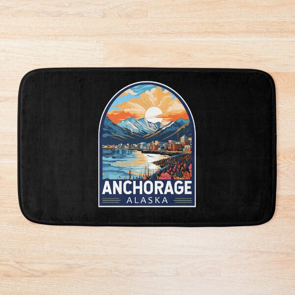Item preview, Anchorage-Alaska-Travel-Art-Emblem designed and sold by koreya.