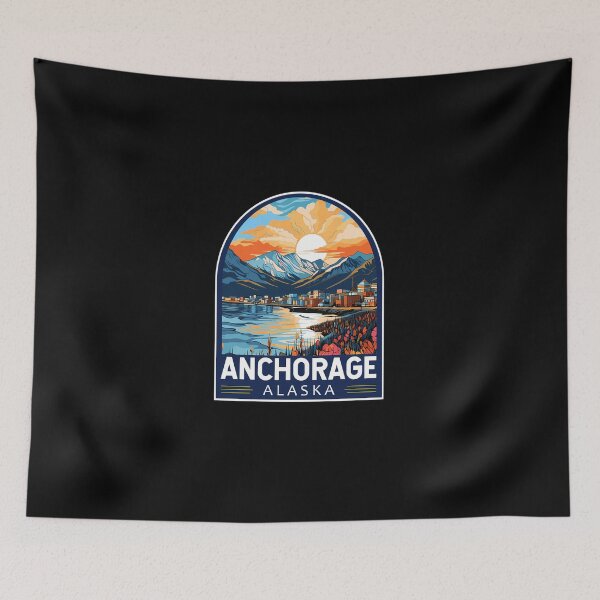 Item preview, Anchorage-Alaska-Travel-Art-Emblem designed and sold by koreya.