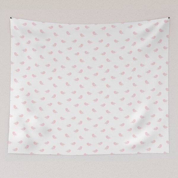 Item preview, Tweety birds - Hide and Seek - pink white designed and sold by Stephanie Fiona Design.