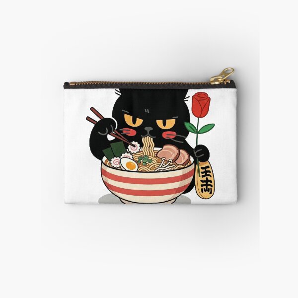 Aperçu de l'œuvre Chat mangeant Ramen créée et vendue par erkinmaddison.