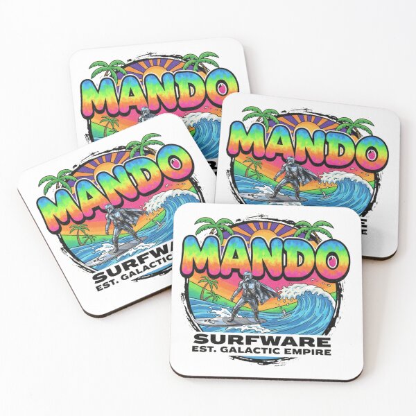 Item preview, Surf up Mando designed and sold by Wazzabear Studio.