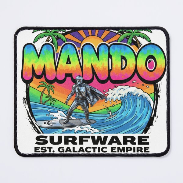 Item preview, Surf up Mando designed and sold by Wazzabear Studio.