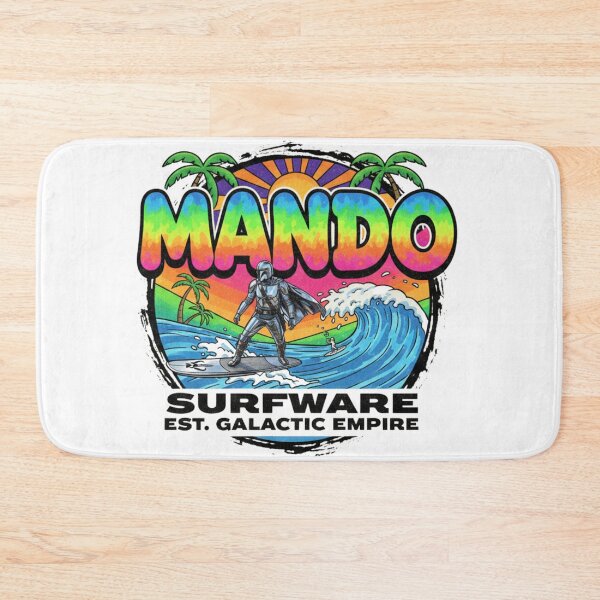 Item preview, Surf up Mando designed and sold by Wazzabear Studio.