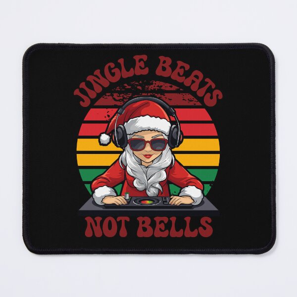 Item preview, Jingle Beats Not Bells – Santa DJ Holiday Drop designed and sold by SunsetReverie.