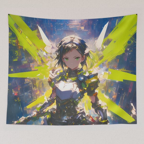 Item preview, Kirigaya Suguha Sword Art Online Anime Cyberpunk Armor Wings designed and sold by HumbertoValveno.