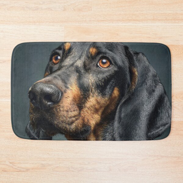 Item preview, Black and Tan Coonhound 01 designed and sold by Elisabeth Lucas.