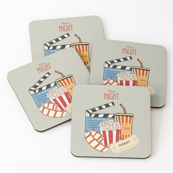 Item preview, Movie Night – Popcorn, Soda & Cinema Fun Design designed and sold by AnastasiaYY.
