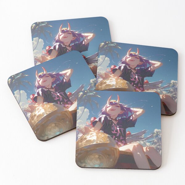 Item preview, Assassin Shuten Douji Summer Demon Fate Grand Order Relaxed Beach Fantasy designed and sold by HumbertoValveno.