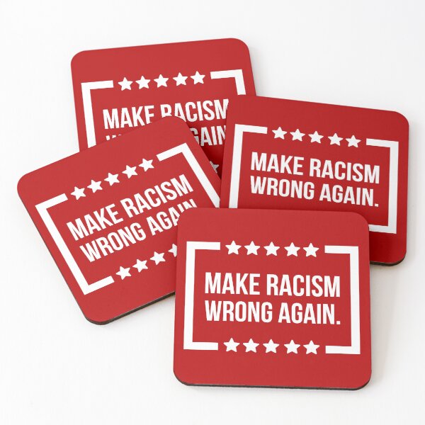 Item preview, Make racism wrong again.  designed and sold by Rachel the Artist .