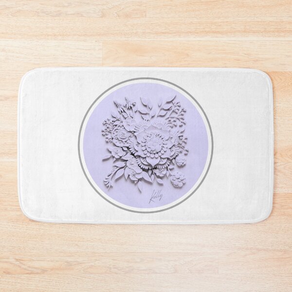 Item preview, White Paper Cut Floral Art - 3D Botanical Sculpture designed and sold by HumTumMe.