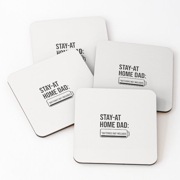 Item preview, Stay‑at‑Home Dad: Batteries Not Included - Black designed and sold by glategan.