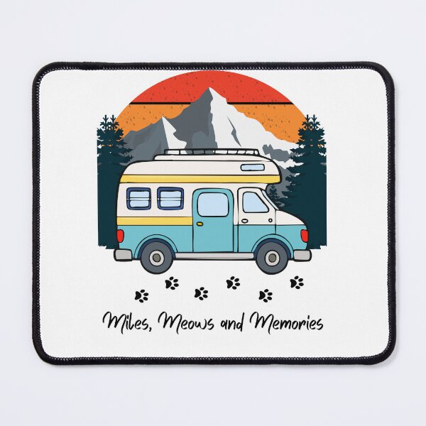 Item preview, Miles, Meows and Memories. RV and Cat design designed and sold by SofikoDesigns.